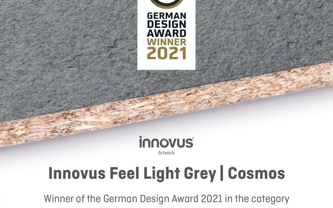 German Design Award für dekorbeschichtete Platte