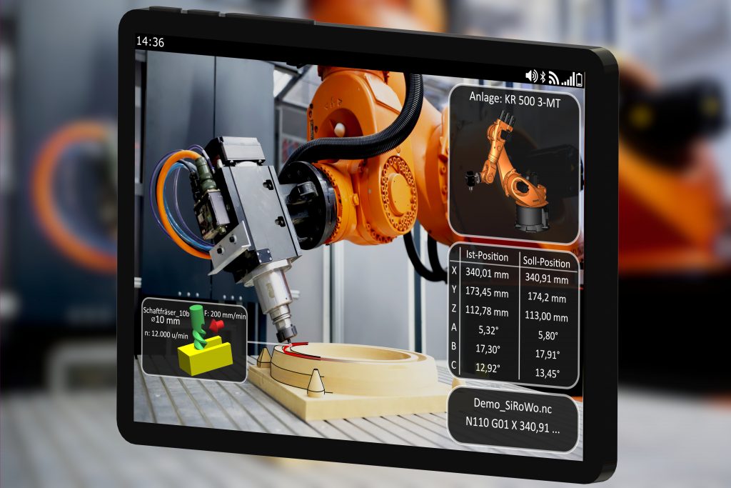  Konzept zur Anzeige von Bearbeitungsinformationen im Rahmen einer Tablet-basierten AR-Anwendungen