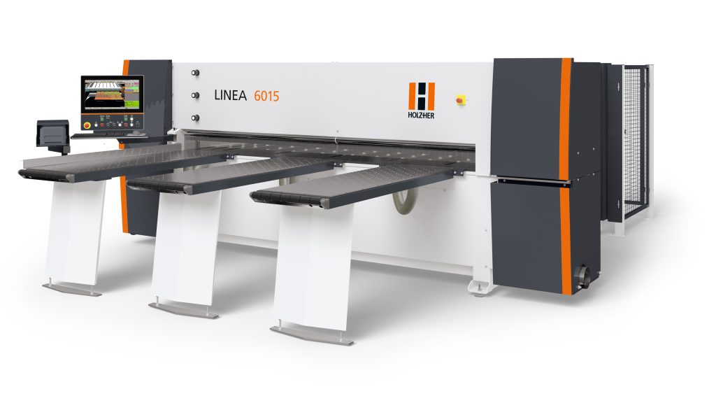  Die Linea 6015 setzt als kompakte Druckbalkensäge neue Qualitätsmassstäbe.
