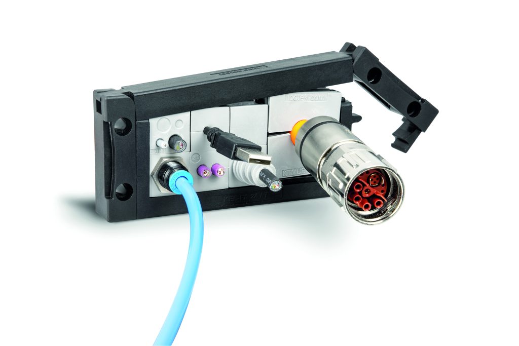  KEL-FA ist ein kompaktes System zur Einführung und Abdichtung von konfektionierten und nicht konfektionierten Leitungen sowie von Schläuchen und Pneumatikleitungen.